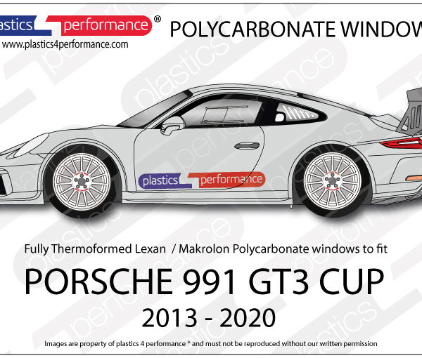 Polykarbonaattilasisarja 991 GT3 Cup