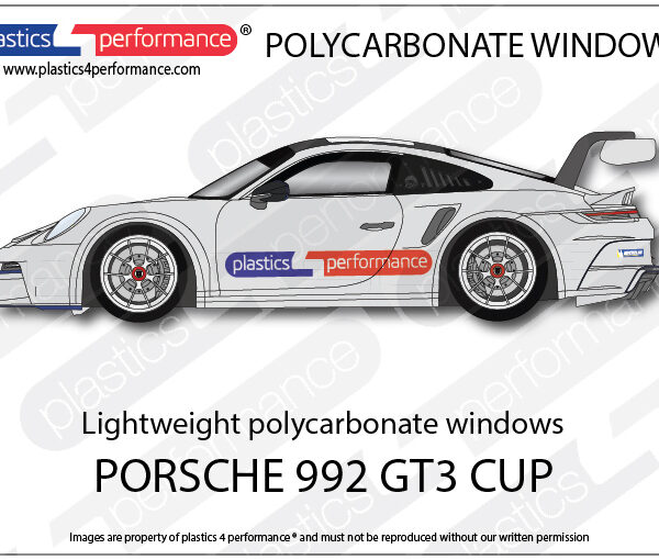 Polykarbonaattilasisarja 992 GT3 Cup
