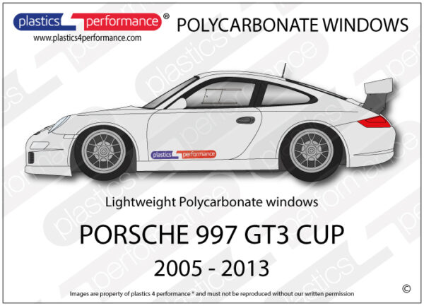 Polykarbonaattilasisarja 997 GT3 Cup