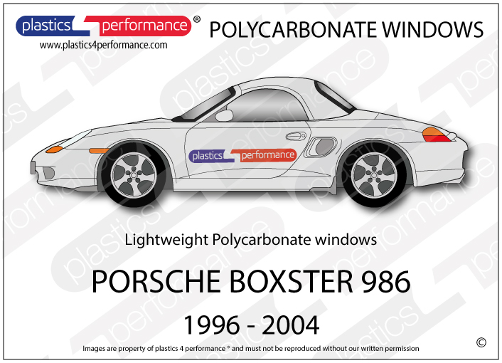 Polykarbonaattilasisarja Boxster 986